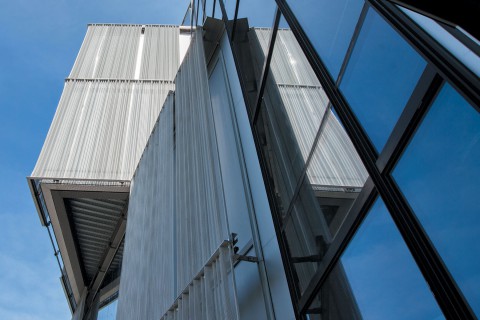 ENSA (Ecole Nationale Supérieure d’Architecture) – Brise-soleil en métal déployé – STRASBOURG